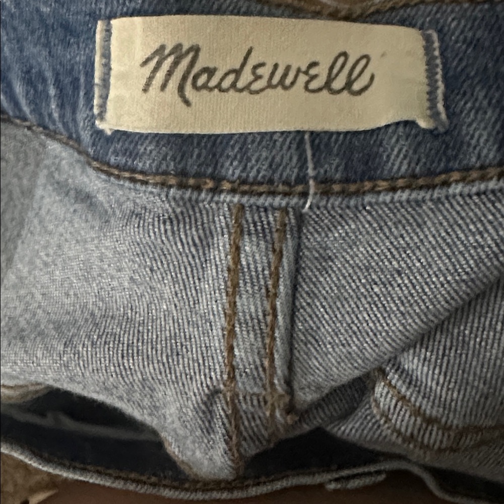 Madewell high rise slim boyfriend Blue Jeans - Picture 4 of 6